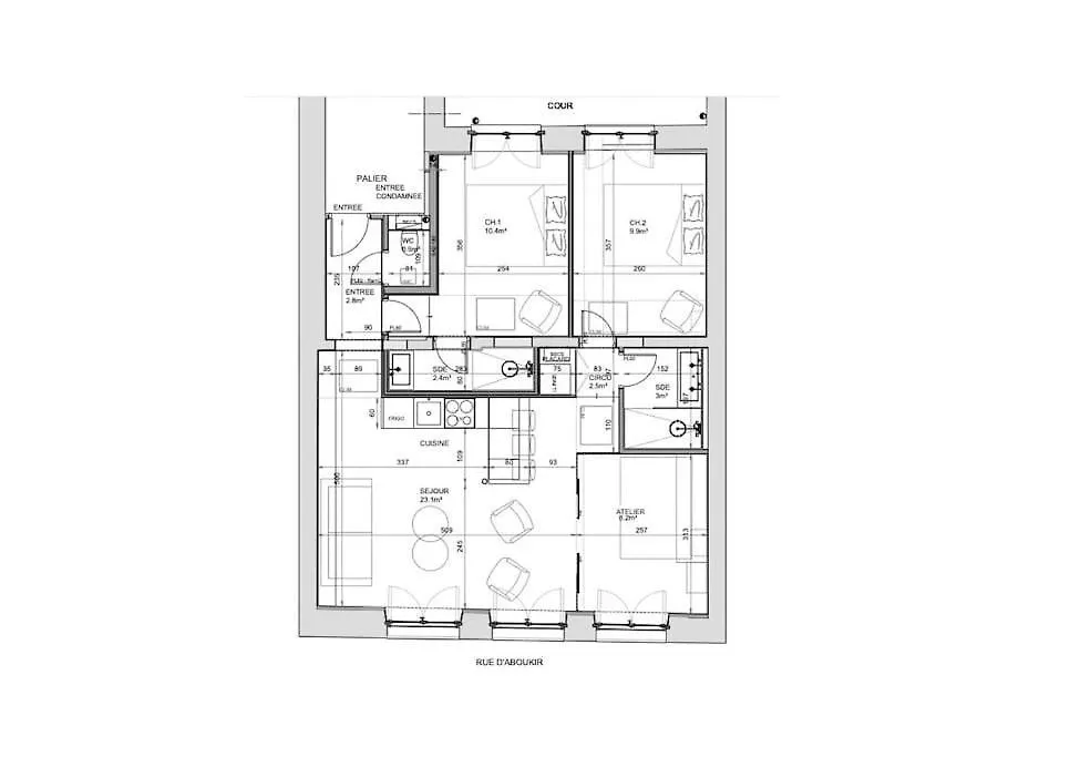 Apartment Magnifique Appartement Central 3 Chambres / 3 Bdr Paris